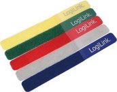 Cable Strap, 180*20mm, 5pcs, 5 colors Logilink