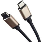 Cable USB 3.2 connector C/male - USB 3.2 C/male, Aluminium housing, 0,5m