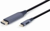 CABLE USB-C TO DP 1.8M/GREY CC-USB3C-DPF-01-6 GEMBIRD