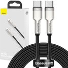 Baseus Cable USB-C to USB-C Baseus Cafule, 100W, 2m (black)
