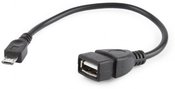 Cablexpert USB OTG AF to Micro BM cable, 0.15 m