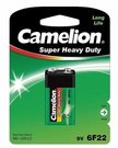 Camelion Super Heavy Duty 9V Block (6F22), Green, 1 pcs 1-pack maitinimo elementai