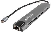 Caruba 8 in 1 USB C Hub met Ethernet
