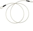 Caruba Veiligheidskabel Staal Met PVC Coating 1,2 Meter