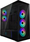 Case|ARCTIC|Xtender (Mirror Black)|MidiTower|Case product features Transparent panel|Not included|Colour White|ACPCC00018A