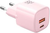 Charger GaN 33W Mcdodo CH-0156 USB-C, USB-A (pink)