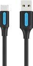 Charging Cable USB-A 2.0 to USB-C Vention COKBD 0,5m (black)