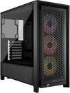 Corsair PC Case | Frame 4000D RS ARGB Modular | Black | Mid-Tower | Power supply included No