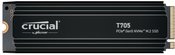 Crucial T705 with heatsink 2TB PCIe Gen5 NVMe M.2 SSD