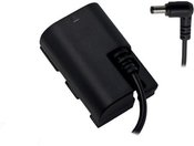 DC Dummy Battery - Canon to 5.5/2.1mm DC Male