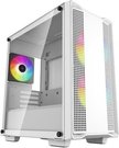 Deepcool ARGB Micro-ATX CASE CC360 White, Mini-ITX / Micro-ATX, 4, Power supply included No, 1x USB3.0, 1x USB2.0, 1x Audio, ABS+SPCC+Tempered Glass, 1&times;120mm