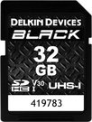DELKIN SD BLACK RUGGED UHS-I (V30) R90/W90 32GB