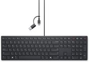 Dell | Collaboration Keyboard | KB525C | Keyboard | Wired | Ukrainian (QWERTY) | Black | USB-C