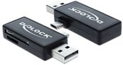 Delock card reader on USB+MICRO USB