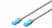 Digitus Patch cord U/UTP cat.5e PVC 0.25m gray