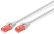 Digitus Patch cord U/UTP cat.6 PVC 0,5m grey