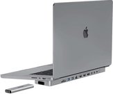 Dokovací stanice / rozbočovač USB-C pro MacBook Pro 16" INVZI MagHub 12in2 se zásobníkem SSD (šedá)