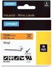 Dymo Letratag Plastic tape white 12mm x 4m 91221