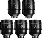 DZO Optics DZOFilm Arles FF/VV Prime Cine 5-Lens Set A (PL) (Metric)