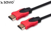 Elmak SAVIO CL-96 HDMI 2.0 cable, gold, 3D, 4Kx2K, copper, 3m