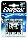1x4 ENERGIZER Ultimate Lithium Mignon AA LR 6 1,5V
