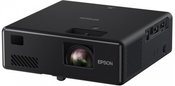 Epson EF‑11 3LCD Mini Laser Projector, 1920x1080, 1000Lm, 16:9, 2500000:1, Black