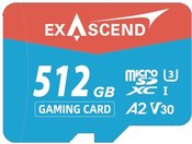 Exascend UHS-I microSD Card Series 512GB Gaming