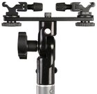 Falcon Eyes Twin Mount Tilting Bracket + 2 x Hotshoe CLD-14A