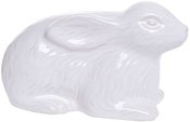 Figūrėlė keramikinė baltas Kiškis 18x10x10 cm 33732 velyk