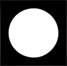 Focus Passepartout 40x40 / Round 30 dia Black w. black core