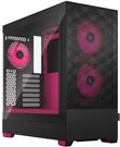 Fractal Design Pop Air RGB Magenta Core TG Clear Tint, ATX, mATX, Mini ITX, Power supply included No