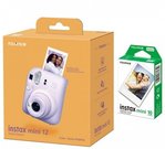 Momentinis fotoaparatas Fujifilm instax mini 12 LILAC PURPLE + instax mini glossy (10pl)