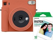 Momentinis fotoaparatas instax SQUARE SQ1 TERRACOTTA ORANGE+instax SQUARE glossy (10pl)