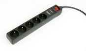 Gembird Surge protector 5 X French socket/3m