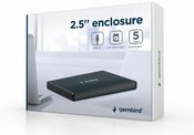 Gembird USB 3.0 2.5'' enclosure EE2-U3S-3-G SATA, USB 3.0