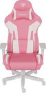 Genesis Gaming Chair Nitro 710 Backrest upholstery material: Eco leather, Seat upholstery material: Eco leather, Base material: Nylon, Castors material: Nylon with CareGlide coating | Pink/White