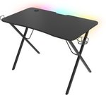Genesis Holm 200 RGB Gaming Desk, Black