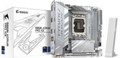 Gigabyte B860I AORUS PRO ICE | Processor family Intel | Processor socket LGA1851 | DDR5 | Supported hard disk drive interfaces SATA, M.2 | Number of SATA connectors 2