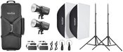 Godox Litemons LA200R K2 RGB LED Video Light 2 light kit (Black)