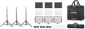 Godox Studio LED Light Panel 3 Light Kit P120BI K2