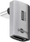 Goobay 74442 USB-C&trade; Adapter Vertical 90&deg; Long, USB4&trade; | Goobay
