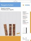 Herma Negative pockets PP clear 25 Sheets/4-Strips 7760