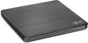 H.L Data Storage Ultra Slim Portable DVD-Writer GP60NB60 Interface USB 2.0, DVD&plusmn;R/RW, CD read speed 24 x, CD write speed 24 x, Black, Desktop/Notebook