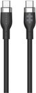 Hyper 1.5m Silicone USB-C to USB-C 60W Charging Cable - Black | Hyper