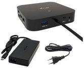 i-tec Docking Station USB-C HDMI Dual DP Docking Station Power Delivery 100 W + i-tec Universal Charger 100 W