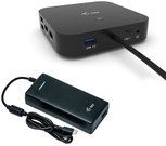 i-tec USB-C Dual Display Docking Station Power Delivery 100 W + Universal Charger 112 W