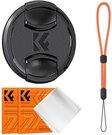 K&F Concept K&F 67MM Lens Caps Kit with 2+Anti-lost rope*2+vacuum cleaning cloth*2