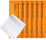 K&F Concept K&F 6pcs Cleaning cloth set needle a dust-free cleaning cloth dry cloth white 15*15cm