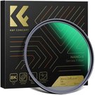 K&F Concept K&F 72MM Nano-X Black Mist Filter 1/8, HD, Waterproof, Anti Scratch, Green Coated