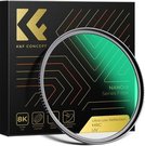 K&F Concept K&F 77mm UV Filter 0.1% Ultra-low Reflection (titanium coating ) with 28 Multi-Layer Coatings Nano-X Series